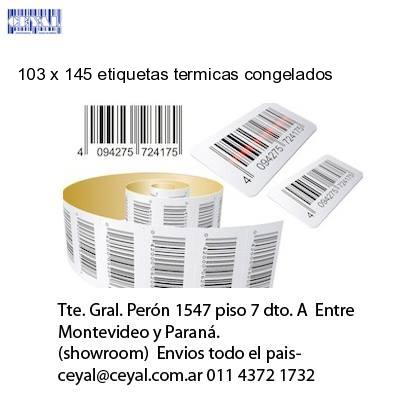 103 x 145 etiquetas termicas congelados