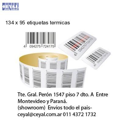 134 x 95 etiquetas termicas