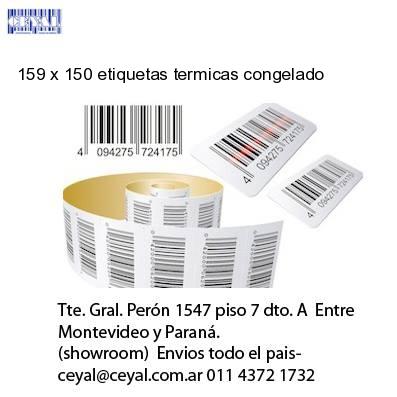 159 x 150 etiquetas termicas congelado