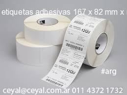 etiquetas adhesivas 167 x 82 mm x mm