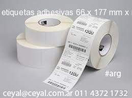 etiquetas adhesivas 66 x 177 mm x mm