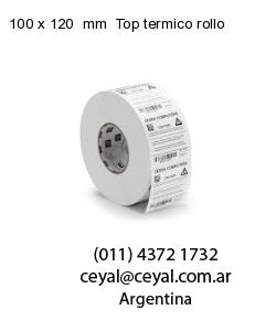 100 x 120  mm  Top termico rollo