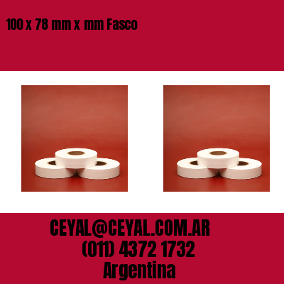 100 x 78 mm x mm Fasco