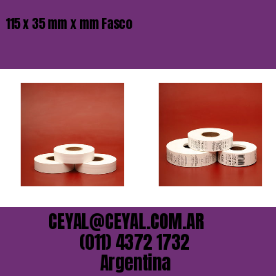 115 x 35 mm x mm Fasco