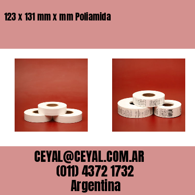 123 x 131 mm x mm Poliamida
