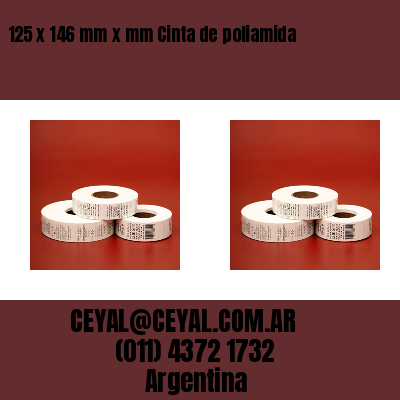 125 x 146 mm x mm Cinta de poliamida
