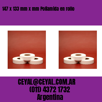 147 x 133 mm x mm Poliamida en rollo