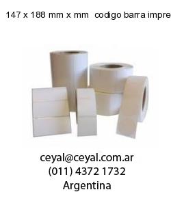 147 x 188 mm x mm  codigo barra impreso