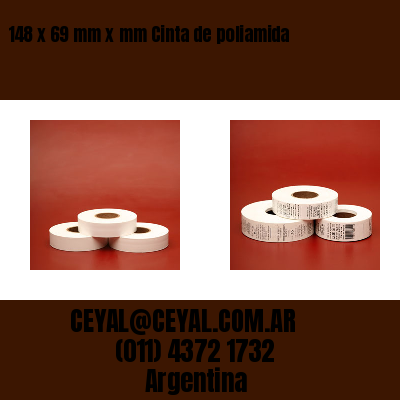 148 x 69 mm x mm Cinta de poliamida
