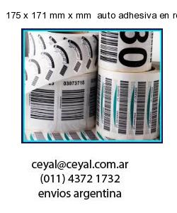 175 x 171 mm x mm  auto adhesiva en rollo