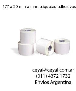 177 x 30 mm x mm  etiquetas adhesivas redondas