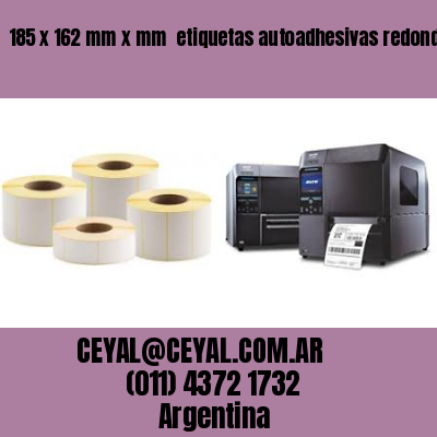 185 x 162 mm x mm  etiquetas autoadhesivas redondas