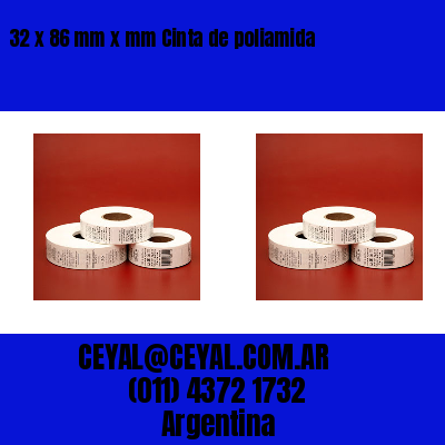 32 x 86 mm x mm Cinta de poliamida