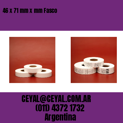 46 x 71 mm x mm Fasco