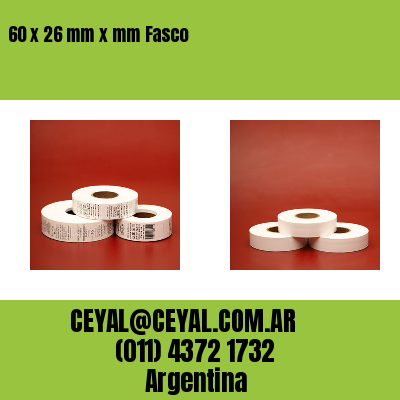 60 x 26 mm x mm Fasco