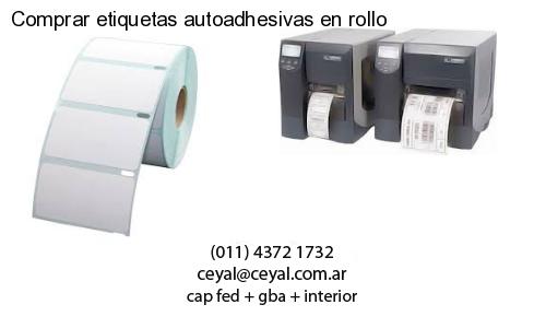 Comprar etiquetas autoadhesivas en rollo
