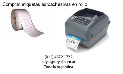 Comprar etiquetas autoadhesivas en rollo