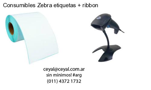 Consumibles Zebra etiquetas   ribbon