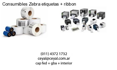 Consumibles Zebra etiquetas   ribbon