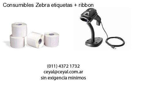 Consumibles Zebra etiquetas   ribbon