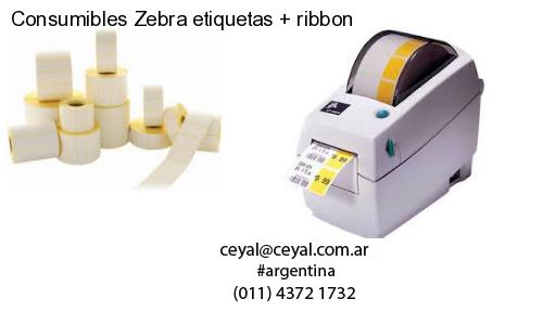 Consumibles Zebra etiquetas   ribbon