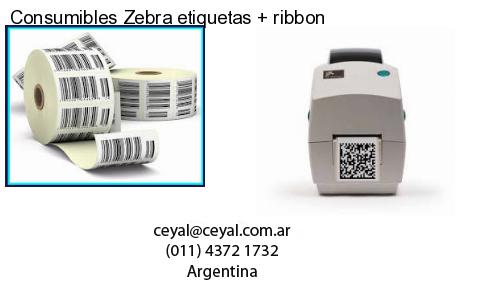 Consumibles Zebra etiquetas   ribbon