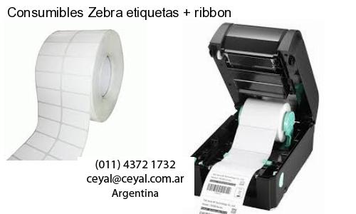 Consumibles Zebra etiquetas   ribbon