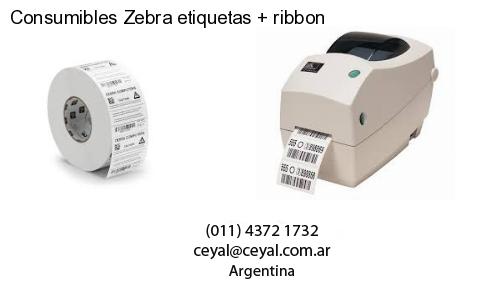 Consumibles Zebra etiquetas   ribbon