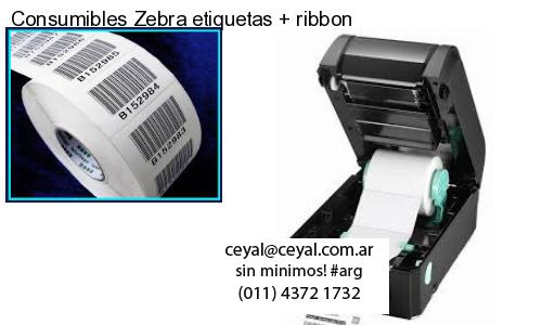 Consumibles Zebra etiquetas   ribbon