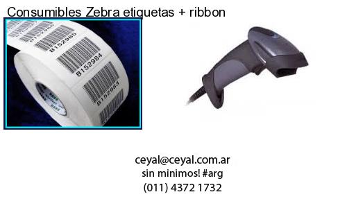 Consumibles Zebra etiquetas   ribbon