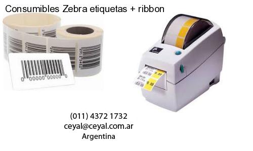 Consumibles Zebra etiquetas   ribbon