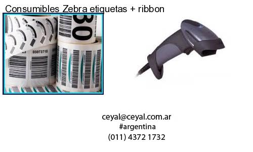 Consumibles Zebra etiquetas   ribbon