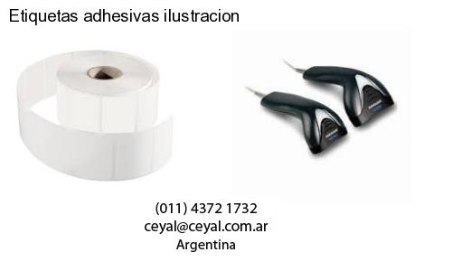 Etiquetas adhesivas ilustracion