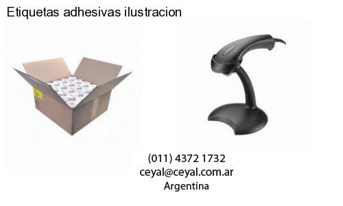 Etiquetas adhesivas ilustracion