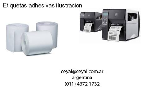 Etiquetas adhesivas ilustracion