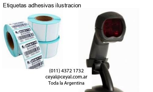 Etiquetas adhesivas ilustracion
