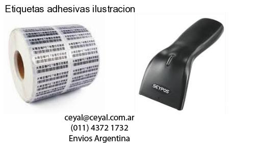 Etiquetas adhesivas ilustracion