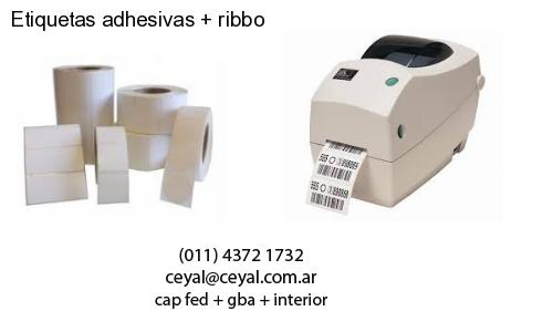 Etiquetas adhesivas   ribbo