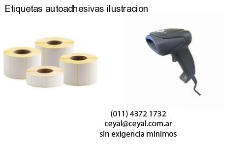 Etiquetas autoadhesivas ilustracion