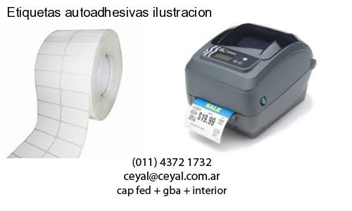 Etiquetas autoadhesivas ilustracion