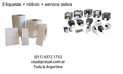 Etiquetas   ribbon   service zebra