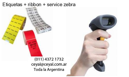 Etiquetas   ribbon   service zebra