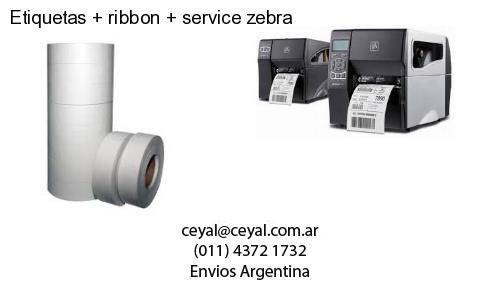 Etiquetas   ribbon   service zebra