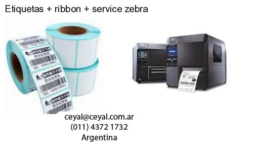 Etiquetas   ribbon   service zebra