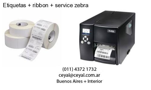 Etiquetas   ribbon   service zebra