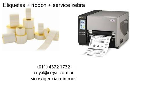 Etiquetas   ribbon   service zebra