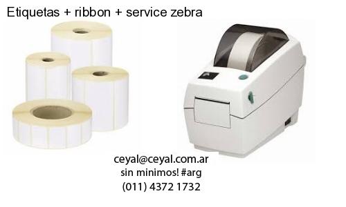 Etiquetas   ribbon   service zebra