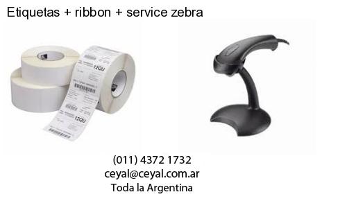 Etiquetas   ribbon   service zebra