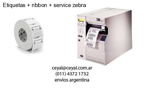 Etiquetas   ribbon   service zebra