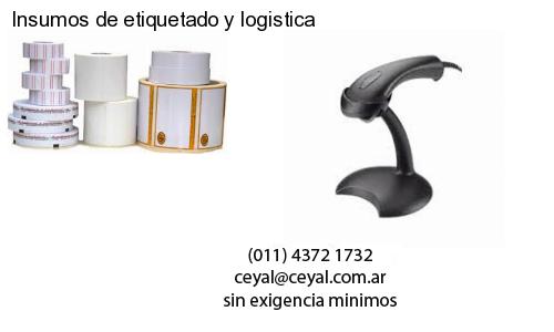 Insumos de etiquetado y logistica